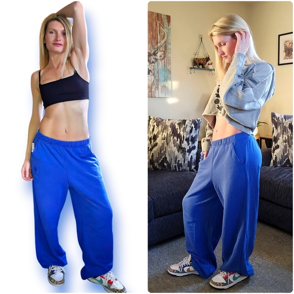 NWT FP Movement Warm Down Pant in Electric Cobalt Size XS - Picture 6 of 17